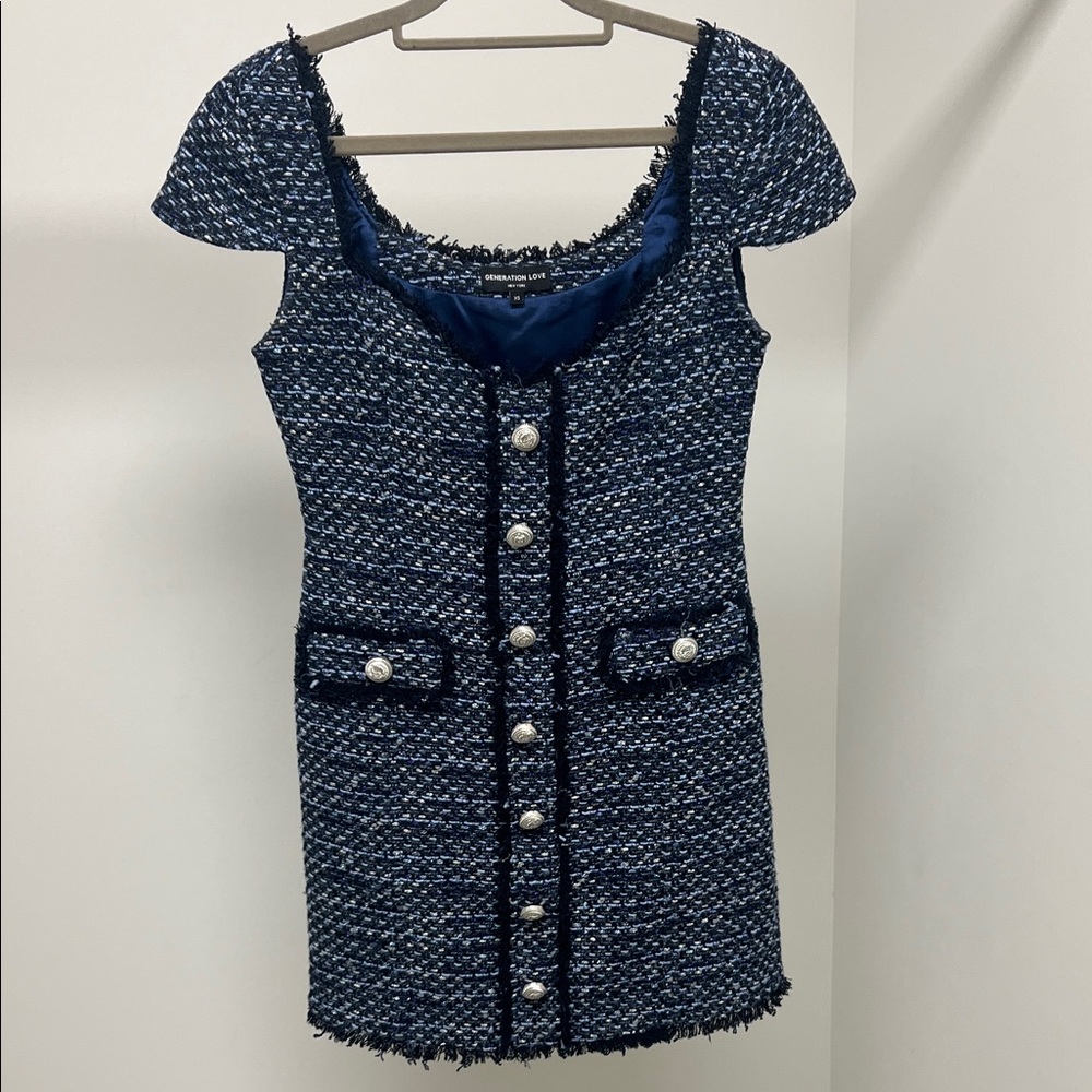 Generation Love Tweed Mini Dress